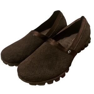 Skechers EZ Flex Chocolate Memory Foam Shoes Loafers Brown Women’s Size 6.5